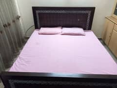 Double bed with metress