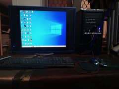 CPU, Gaming mouse, Logitech Keyboard, Edifier Speakers, Pc Mac and Lcd