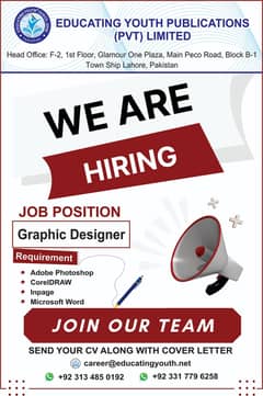 Urgently required Graphic Designer