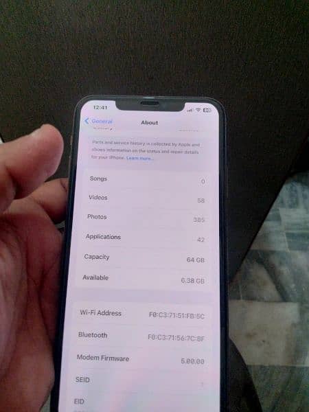 all ok ha pta approved iPhone 11 pro max 64 gb (78health) 2