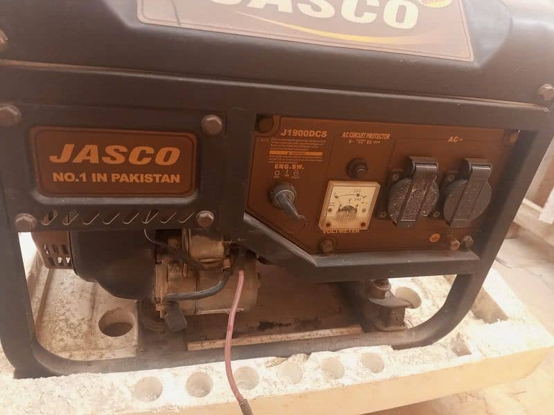 jasco generator 1.5 KVA Excellent condition 3