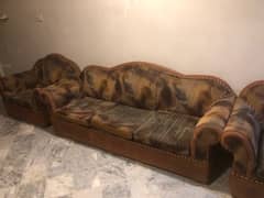 5 seater sofa set in good condition 1 hand use