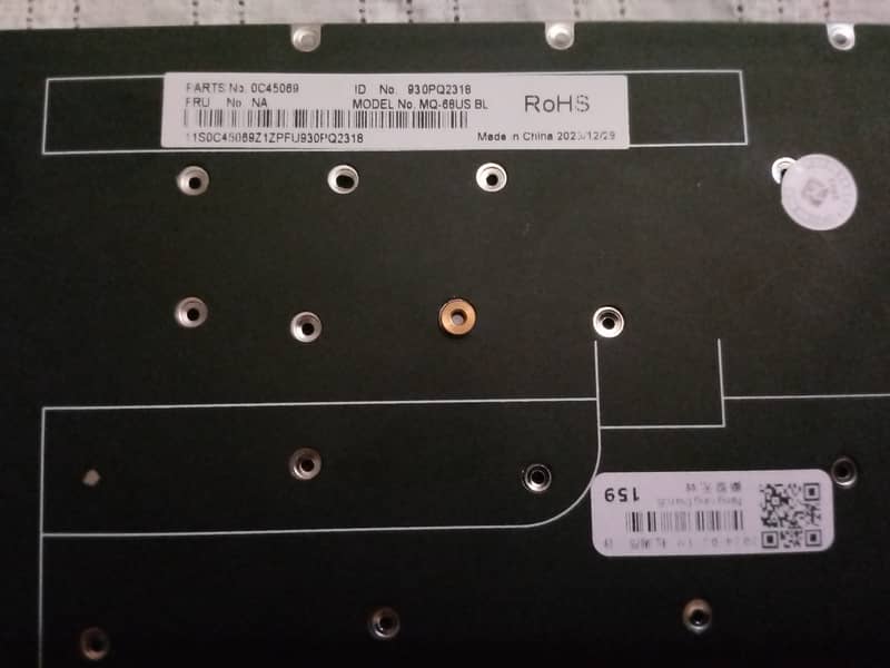 Spare Parts of X-1 Carbon Laptop Gen 1 6