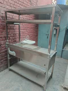 Fast Food counter + fryer