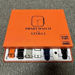 7 Watch Straps New S100 Ultra Smartwatch 2.2HD Amoled