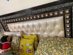 Double Bed with Dressing for Sale