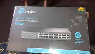 Tplink 24-Port 10/100Mbps
Desktop/Rackmount Switch 10/100 mbps 0