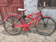 Red coloured Humber bicycle at reasonable price of 18000