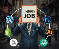 I NEED JOB ( Video Editing, WordPress, AutoCAD, 2D,3D, 3D Max, Digital