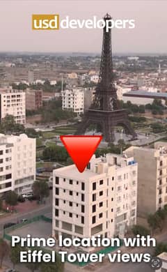 1800 Square Feet Shop Available For Sale Facing Eiffel Tower Bahria town Lahore