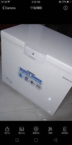 waves freezer new condition