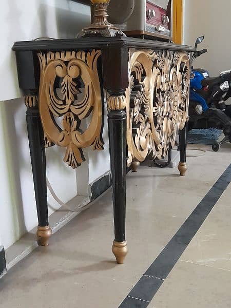 wooden chinioti console table 1