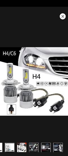 2 pcs H4 led for bike and car for sale