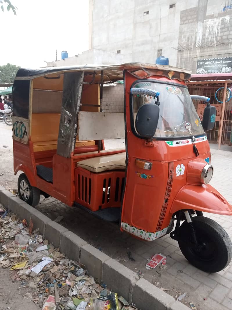 Shams-Power-2016,6-Seater,Disc-Brake,PetRoL Rickshaw,Engine FuLL ok 0