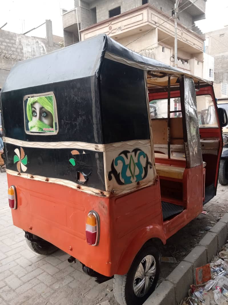 Shams-Power-2016,6-Seater,Disc-Brake,PetRoL Rickshaw,Engine FuLL ok 5