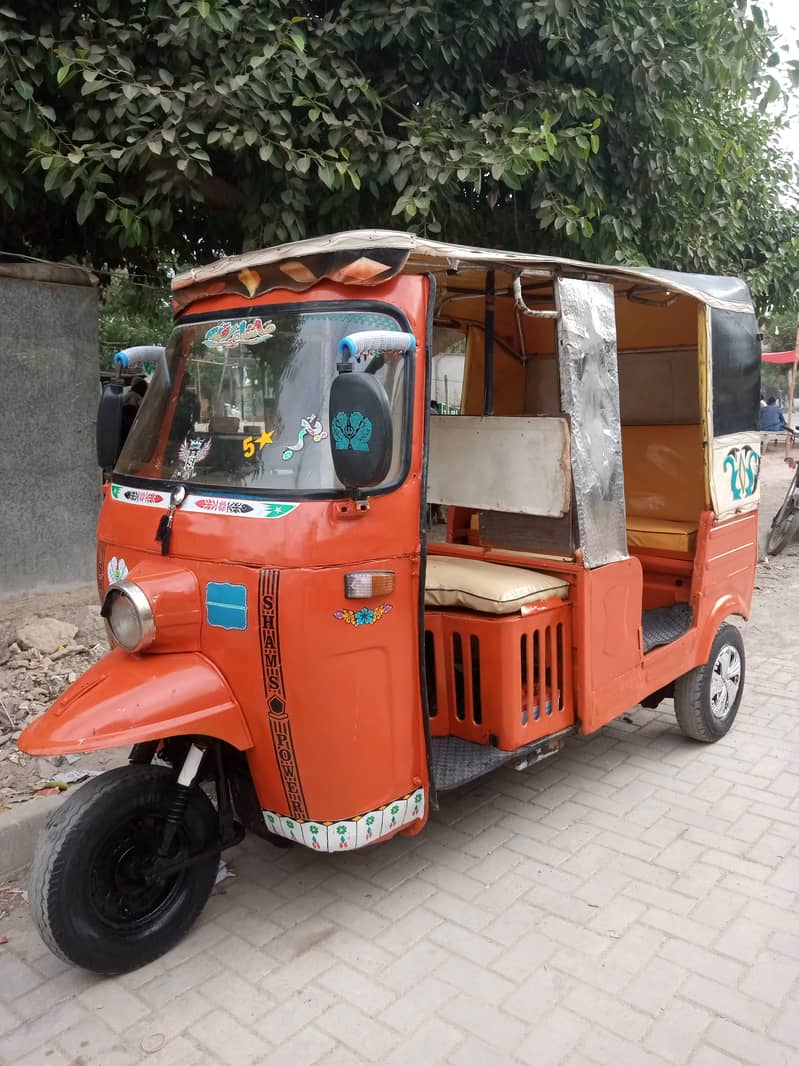 Shams-Power-2016,6-Seater,Disc-Brake,PetRoL Rickshaw,Engine FuLL ok 10