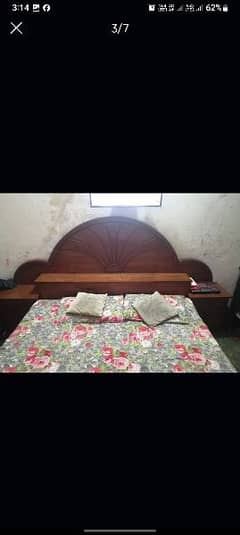 pure wooden bed 03214642461