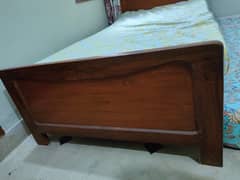 Single bed of pure Shesham wood without mattress for urgent sale