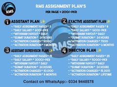 RMS Assignment Plans