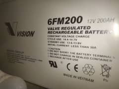 vision batterys 12v 200ah