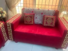6 seater sofa set in a beautiful colour