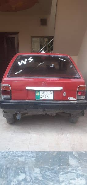 Subaru model 1986 Lahoore registration 2016 3