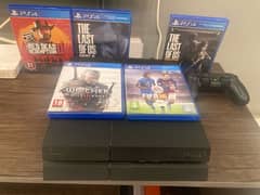 PS 4 with games