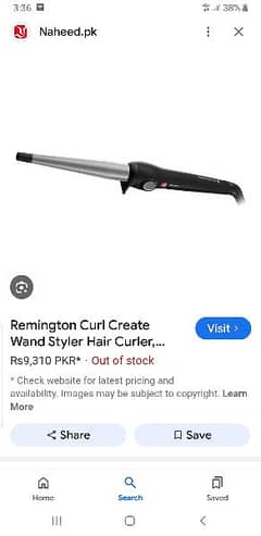 hair curler Curling Wand Original Remington Hair curler