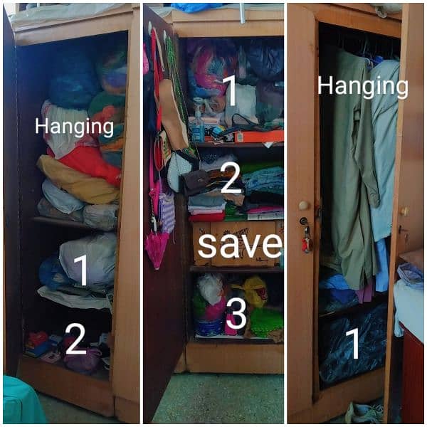 Wooden Wardrobe. Urgent sale 3