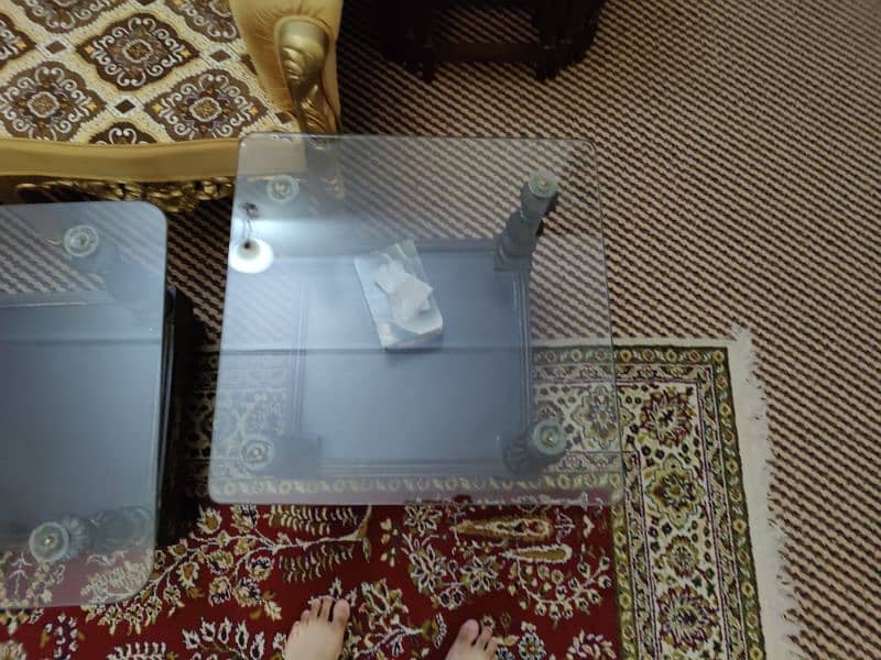 Table along with side tables for sale 4