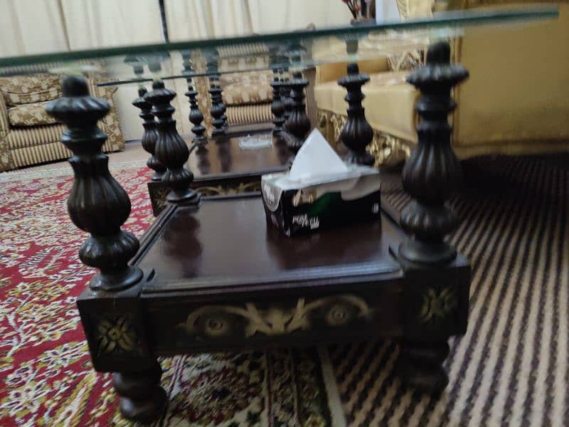 Table along with side tables for sale 6