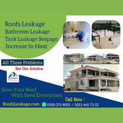 Roofs leakage repair Roof waterproofing Tank leakage solution