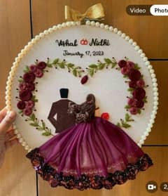 customized handmade embroidery hoop art