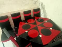 dining table and 6 chairs for sale