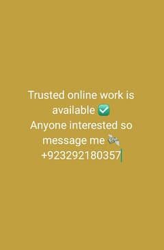 Trusted Online work