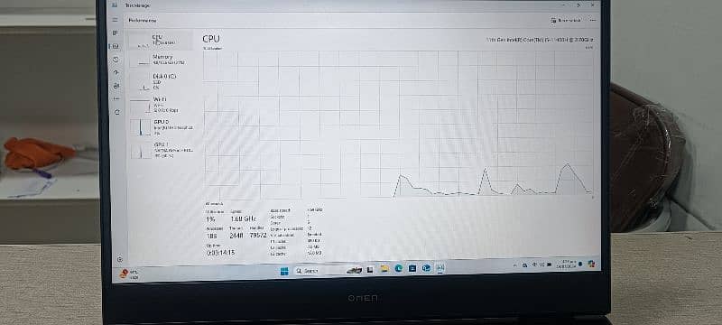 Hp Omen 16 ci5 11th Gen with RTX 3050ti 6