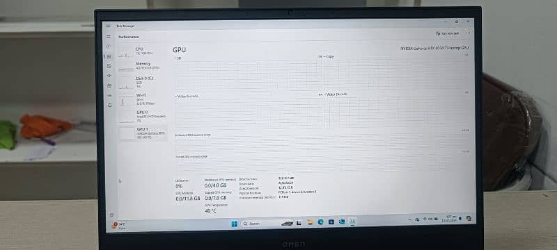 Hp Omen 16 ci5 11th Gen with RTX 3050ti 10