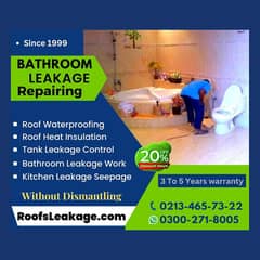 Leakage Or Seepage Solutions Roof, Bathroom, Basement and Walls etc.