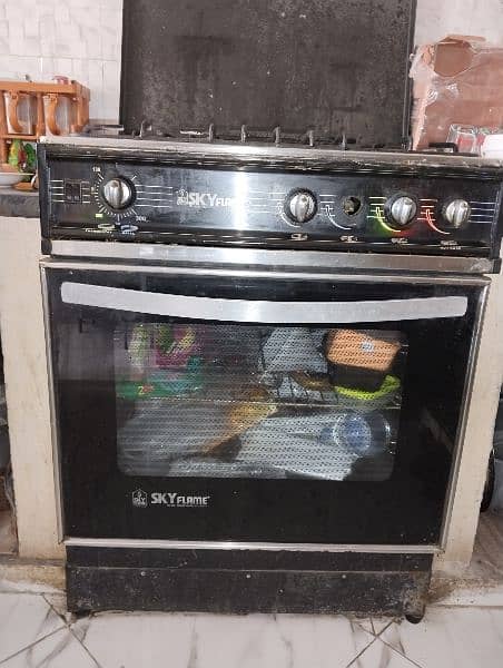 3 burners Stove Gas Oven 0