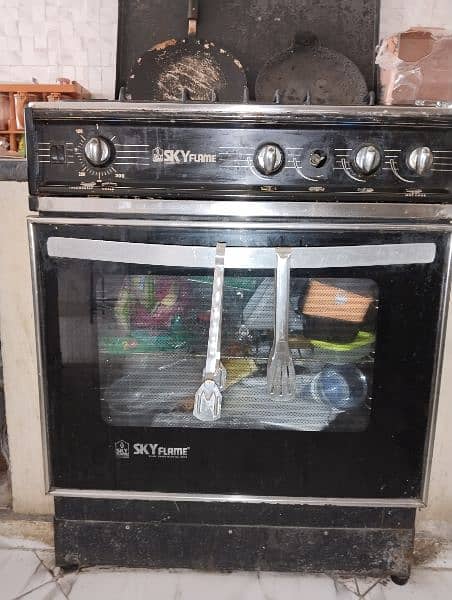 3 burners Stove Gas Oven 1