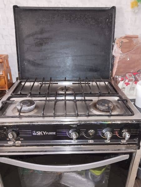 3 burners Stove Gas Oven 4