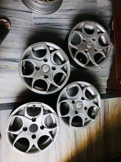 13 inches light weight alloy rims