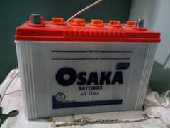 Osaka 110Am 11plate battery or 1charger 30amp ka sale Sirf 20din Chali