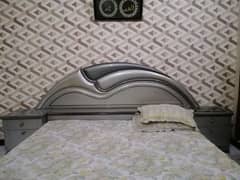 Double Bed  Wooden Deco