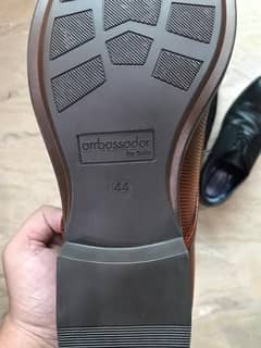 AMBASSADOR Formal Shoes TWO Pairs Black and Brown New