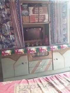 Bed, Dressing, showcase in very low price