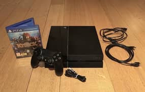 PS4 fat console with 1 controller