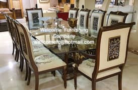 dinning table & 10 chairs