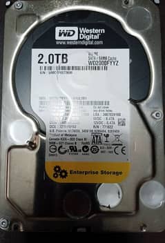2 TB WD Hard Drive for PC