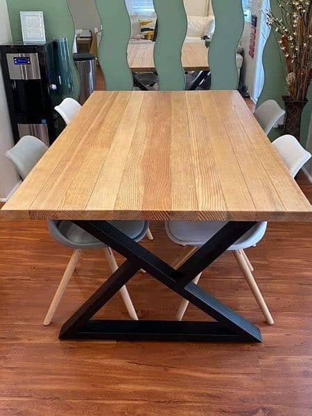 Epoxy resin dining table life time warranty 3